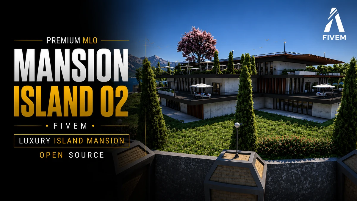 Mansion Island 02 MLO FiveM | Luxury Island Mansion | Open Source